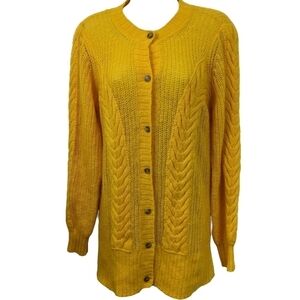 Just Female Mohair/Wool Blend Potter Cardigan Sz XS